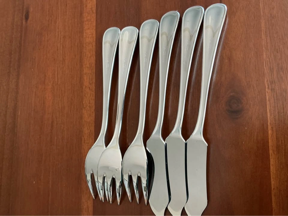 24-Piece Pinti Italy 18/10 Stainless Steel Fish Service Set - photo 4