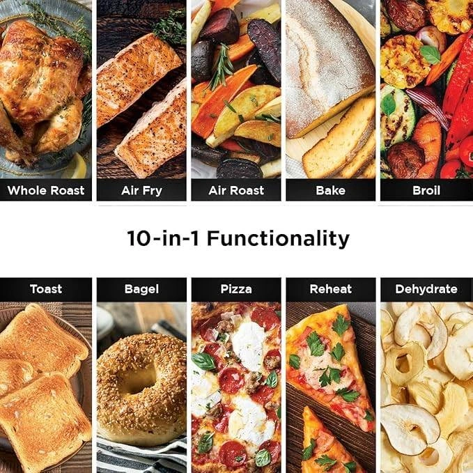 Ninja Foodi 10-in-1 XL Pro Air Fry Oven, Stainless steel, 1800W - photo 3