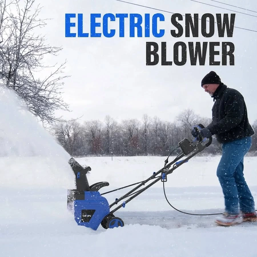 20-Inch Corded Snow Blower – Electric Snow Thrower - photo 4