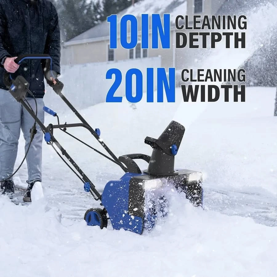 20-Inch Corded Snow Blower – Electric Snow Thrower - photo 5