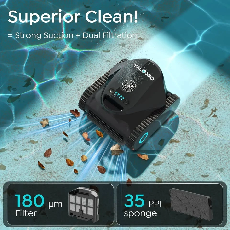 Talosbo C1 Cordless Robotic Pool Vacuum – App Control - photo 2