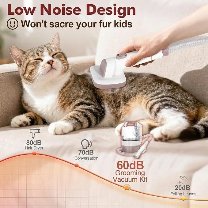 Pet Grooming Kit – Grooming Vacuum & Pet Hair Tools - photo 2