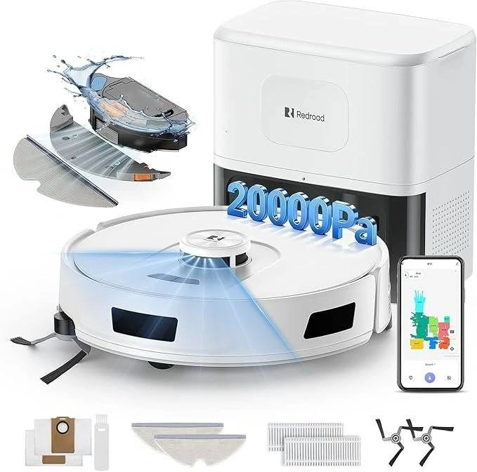 New Redroad Robot Vacuum Cleaner - R11 White