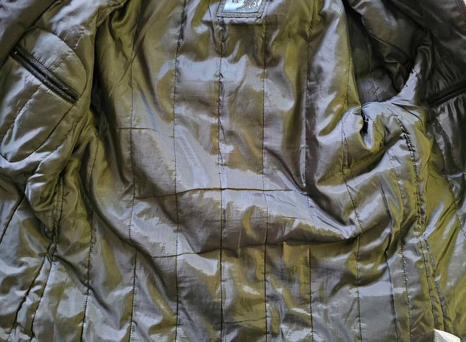 Private Member Men's Wool Blend Padded Winter Jacket - Size L - photo 5