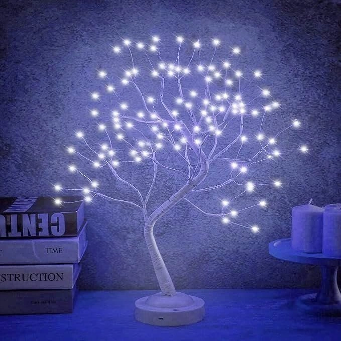 USB Lighted Decorative Tree – Tabletop LED Tree Lamp