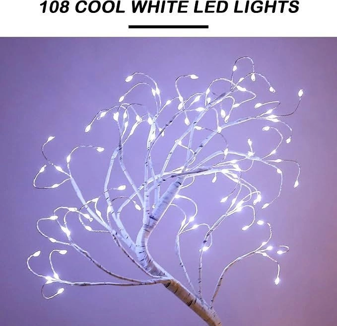 USB Lighted Decorative Tree – Tabletop LED Tree Lamp - photo 2