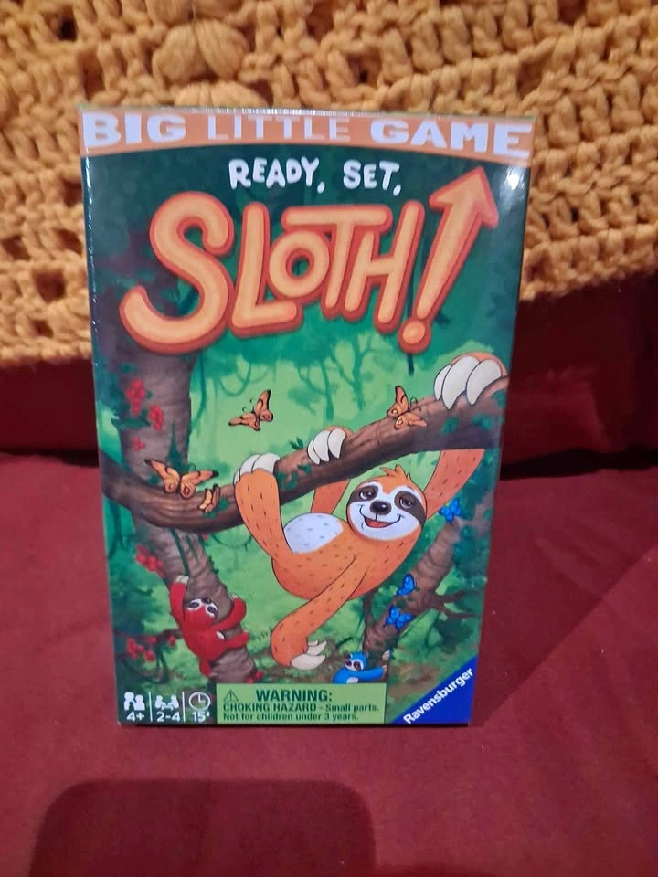 Ravensburger Ready Set Sloth Board Game - New and Sealed