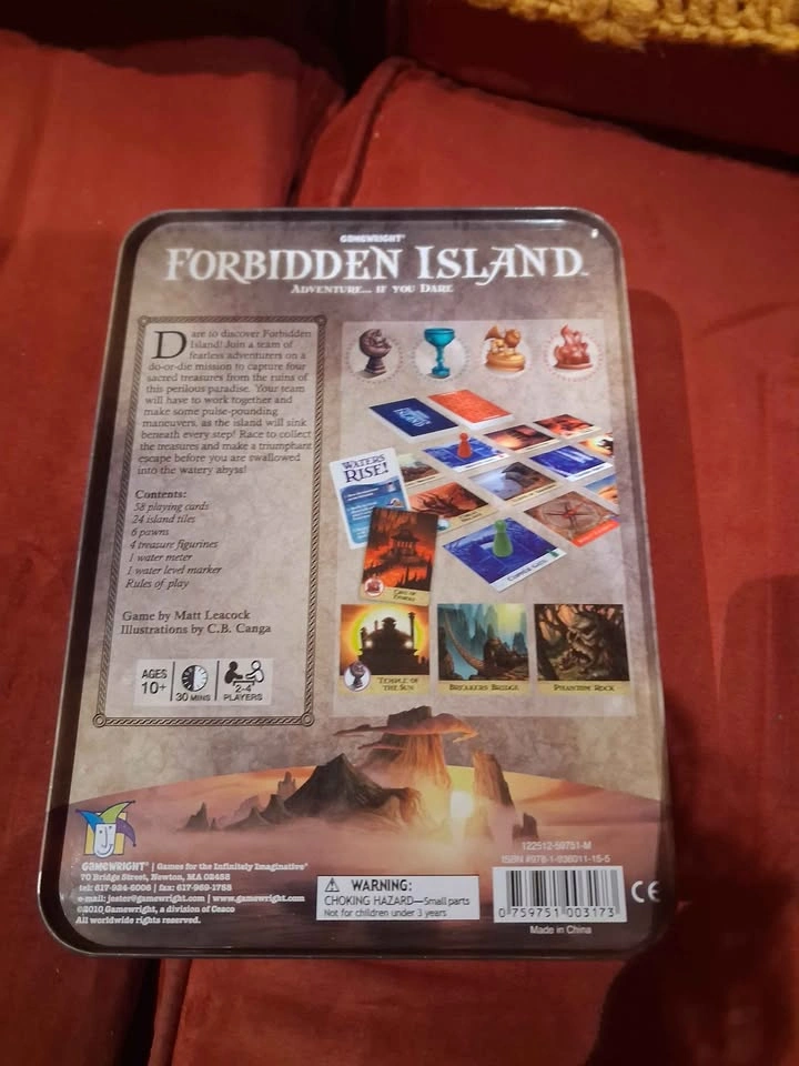 Gamewright Forbidden Island Board Game - photo 2