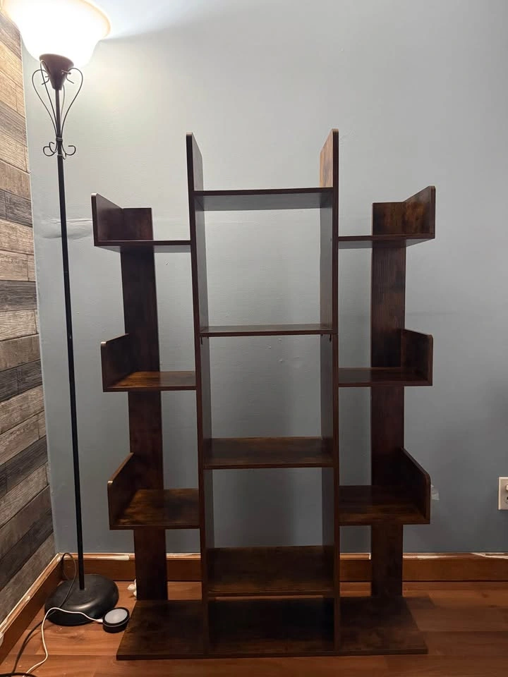Beautiful Modern Wooden Display Shelf / Book shelf - photo 3