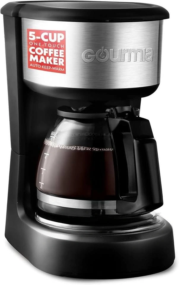 One-Touch 5-Cup Coffee Maker – Compact Drip Brewer - photo 2