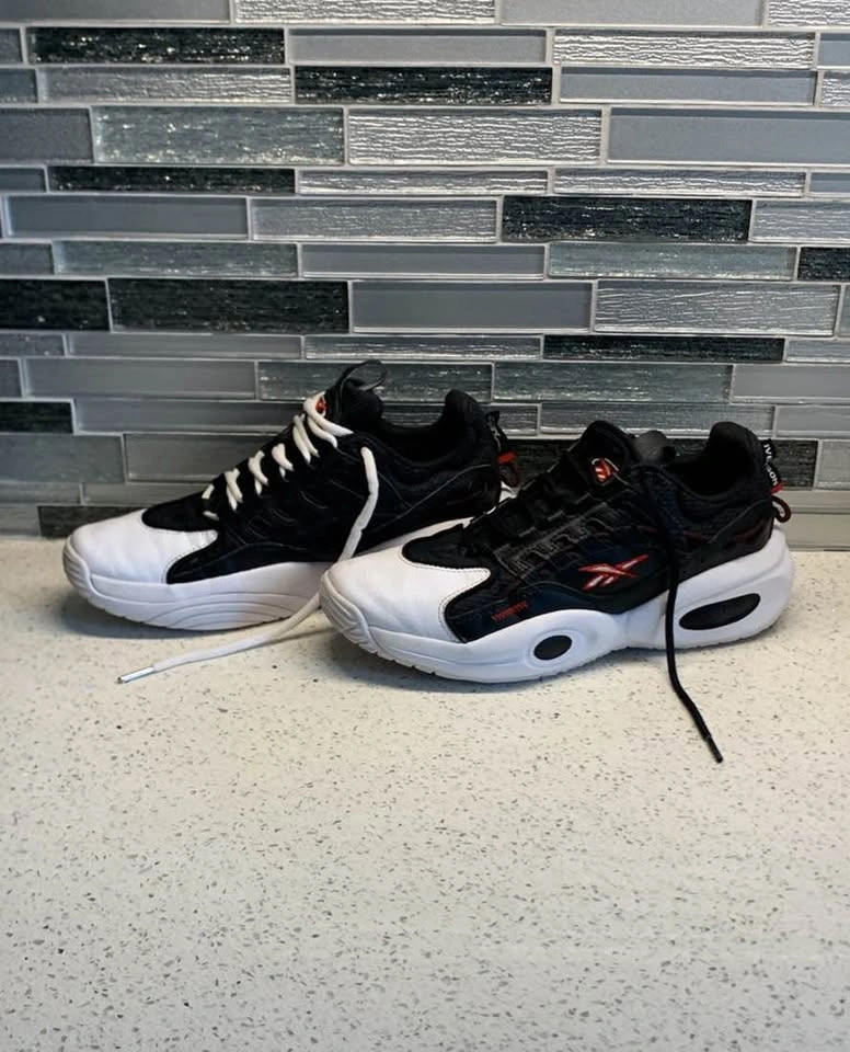 Reebok Solution Mid Black White Victor Red - photo 3