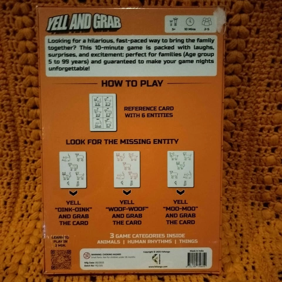 Yell and Grab Card Game - New and Sealed - photo 2