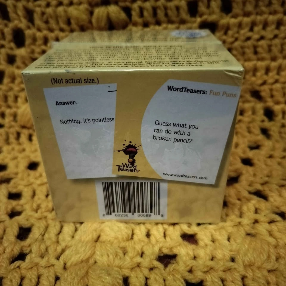 Word Teasers Fun Puns Card Game - New and Sealed - photo 3