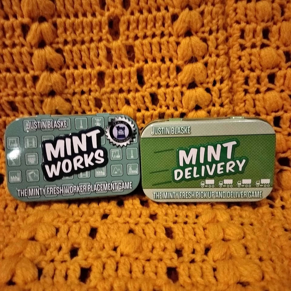 Mint Works and Mint Delivery Micro Board Games