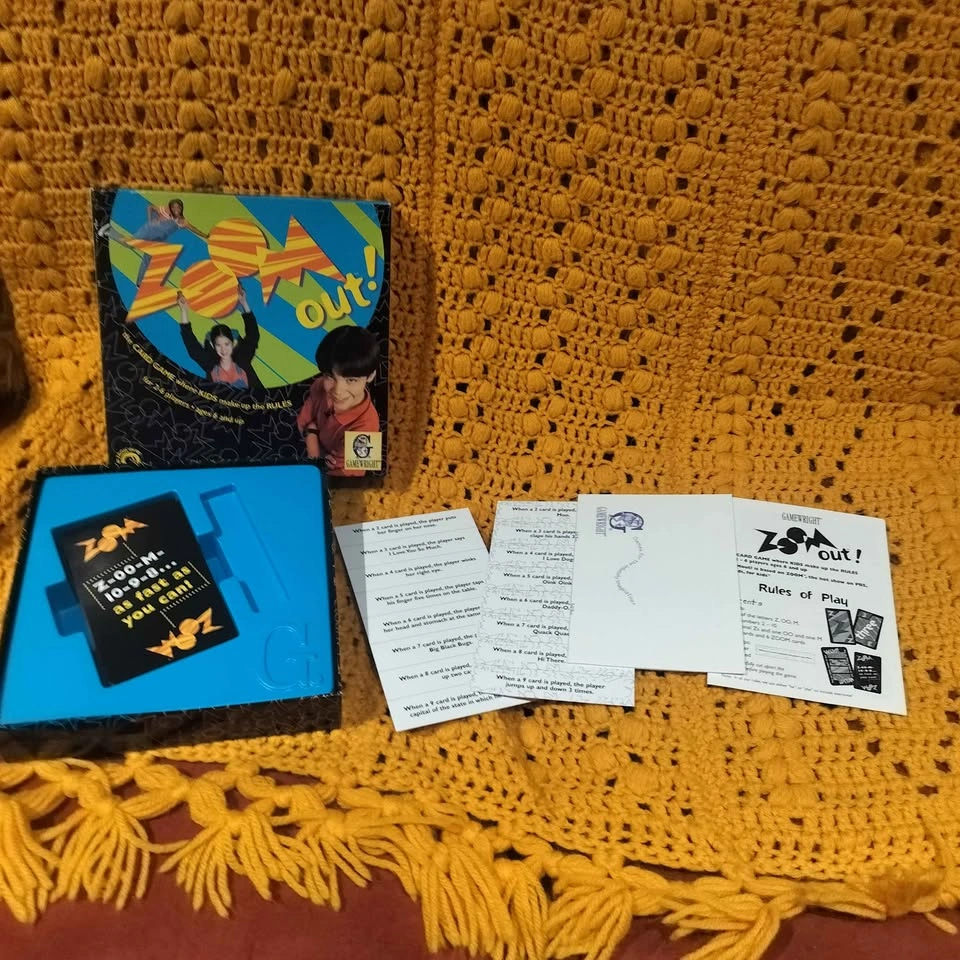 Vintage 90s Gamewright PBS Zoom Card Game - photo 3