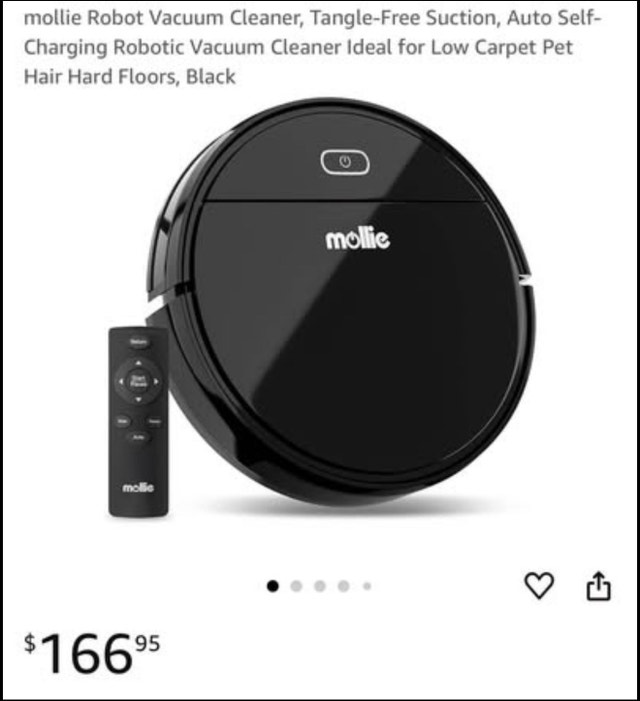Mollie Robot Vacuum Cleaner