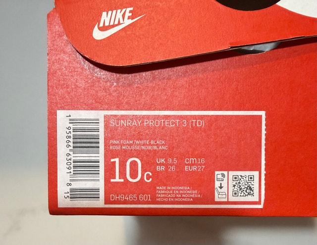 Nike Sunray Protect 3 Sandals Size 10c - photo 2