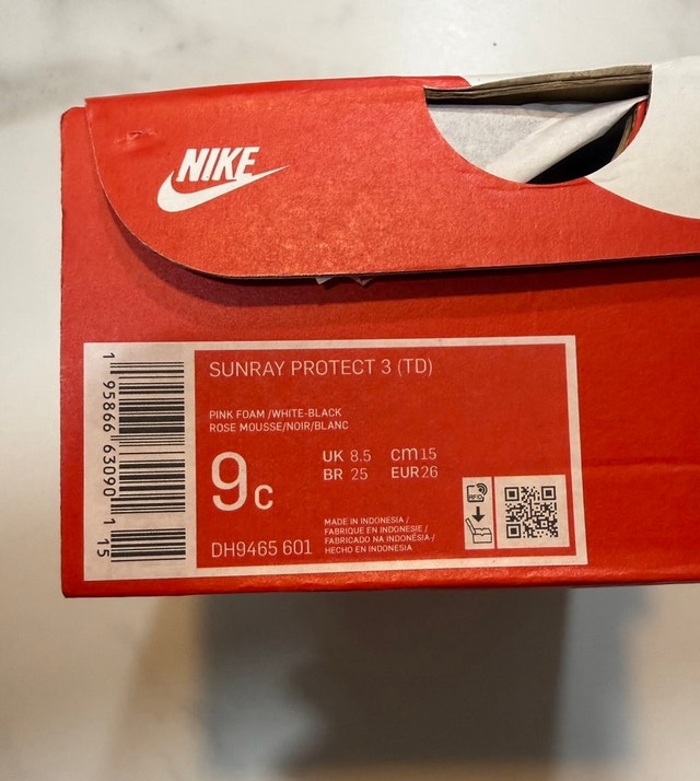 Nike Sunray Protect 3 Toddler Sandals Size 9c - photo 2