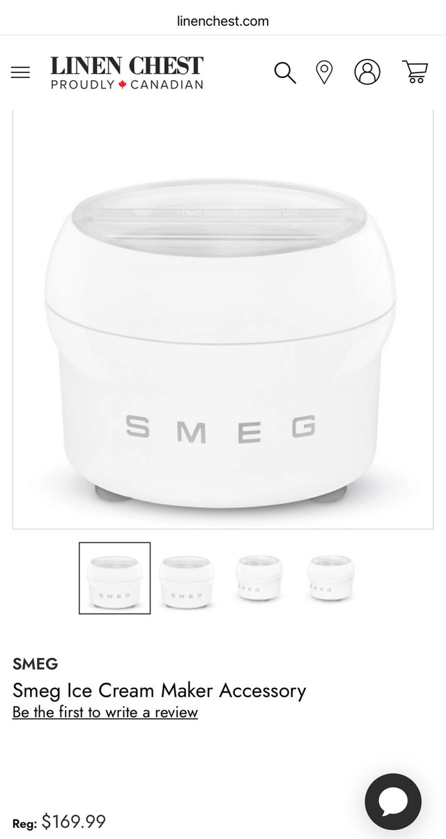 Smeg Ice Cream Maker Accessory - photo 4