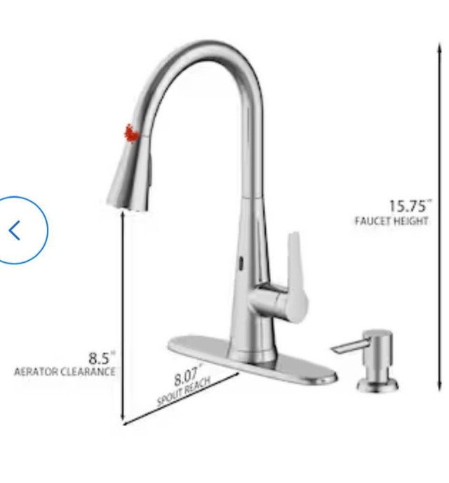 allen + roth Tolland Pull-down Kitchen Faucet - photo 4