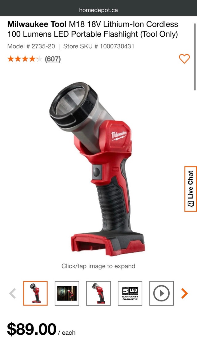 Milwaukee M18 Cordless LED Flashlight - photo 3