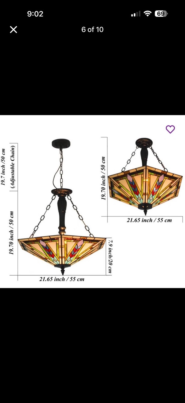 More Change Tiffany 5-Light Chandelier - photo 5