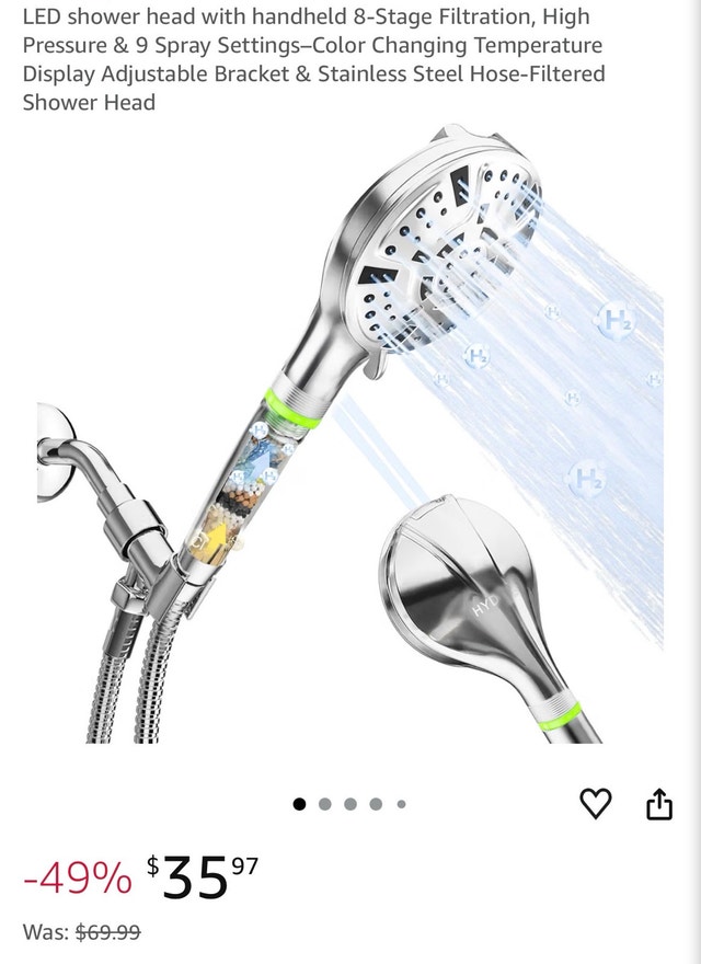 HYDFORS Premium Multi-Function Shower Head - photo 4
