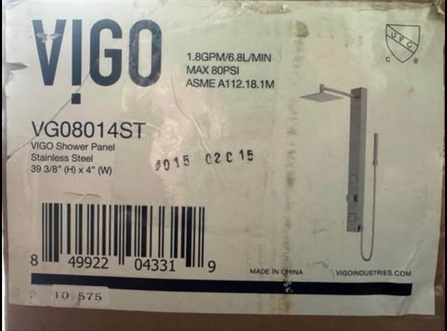VIGO Orchid Shower Panel System - photo 2
