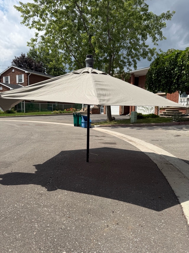Above patio umbrella