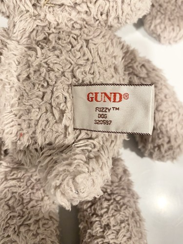 GUND Fuzzy Gray Shaggy Dog Plush 13.5” Floppy Puppy 3205937 - photo 5