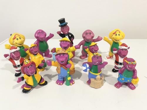 Vintage Barney & Friends Figure Lot 12 PVC Figurines - photo 2