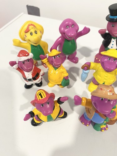 Vintage Barney & Friends Figure Lot 12 PVC Figurines - photo 3