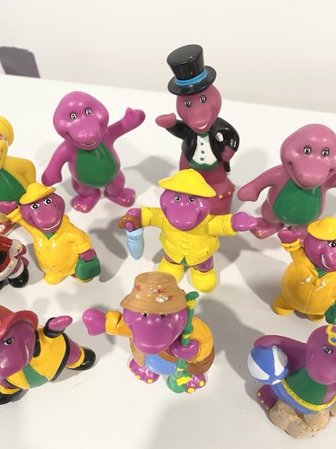 Vintage Barney & Friends Figure Lot 12 PVC Figurines - photo 4