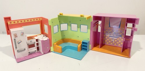 2002 Polly Pocket Sparkle Style House Mattel Folding Playset - photo 3