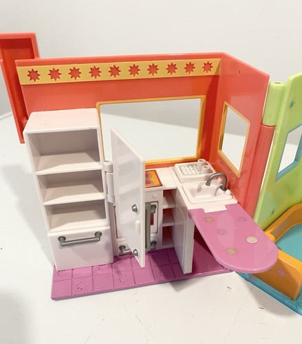 2002 Polly Pocket Sparkle Style House Mattel Folding Playset - photo 4