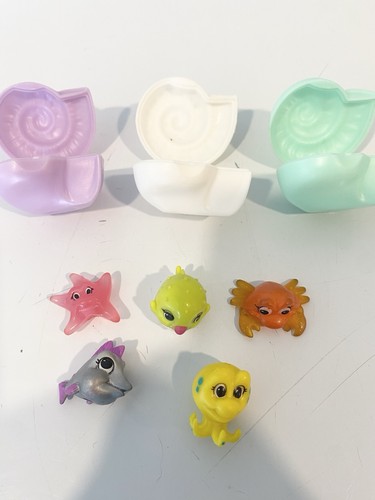Splashlings Mermaid Figures Sea Creatures Shells Lot of 10 TPF T - photo 4