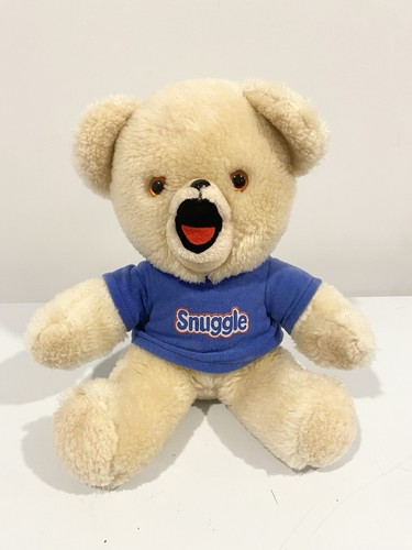 Vintage 1985 Snuggle Bear Plush Lever Detergents Korea 11”