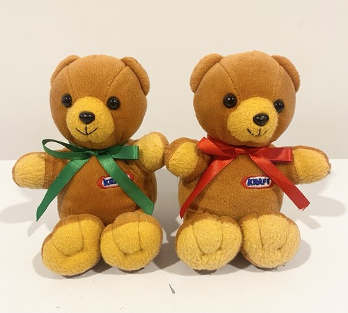 Kraft Peanut Butter Smoothy & Crunchy Plush Bear Pair