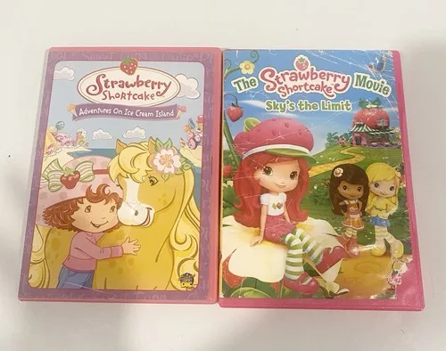 Strawberry Shortcake DVD Lot of 2 Ice Cream Island Sky’s the Lim