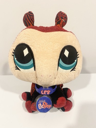 Littlest Pet Shop VIP Ladybug Plush 2007 Hasbro LPS 9 inch