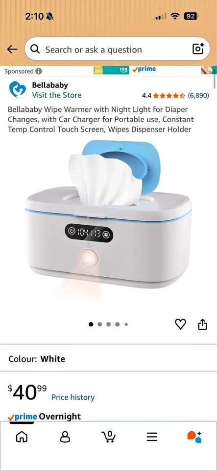 NEW wipe warmer