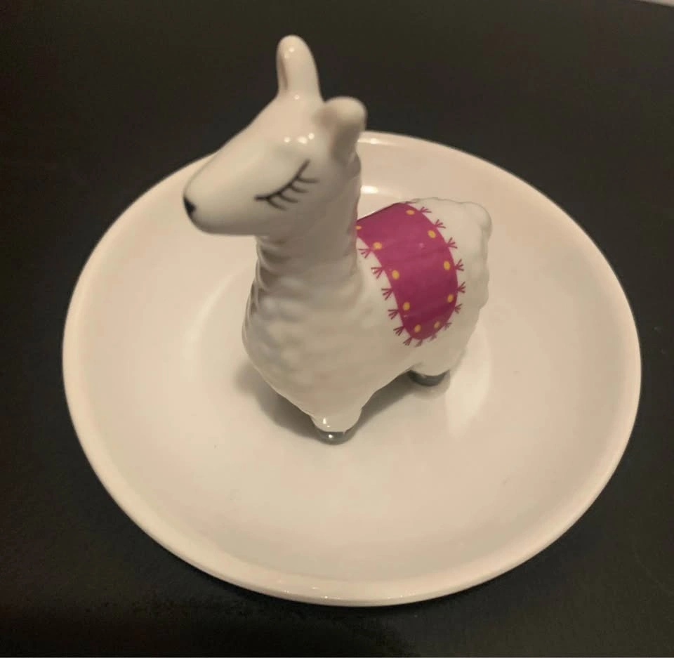 Llama Ring Dish and Trinket Tray Set - photo 2