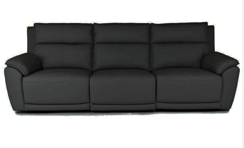 Sofa recliner fully leather electric motion