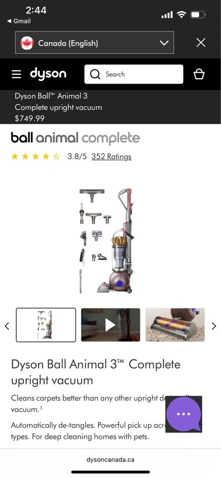 Dyson Ball Animal 3 Complete Vacuum (BRAND NEW) - photo 5