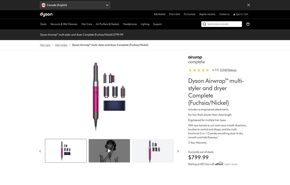 Dyson Airwrap Multi-Styler And Dryer Complete (BRAND NEW) - photo 5