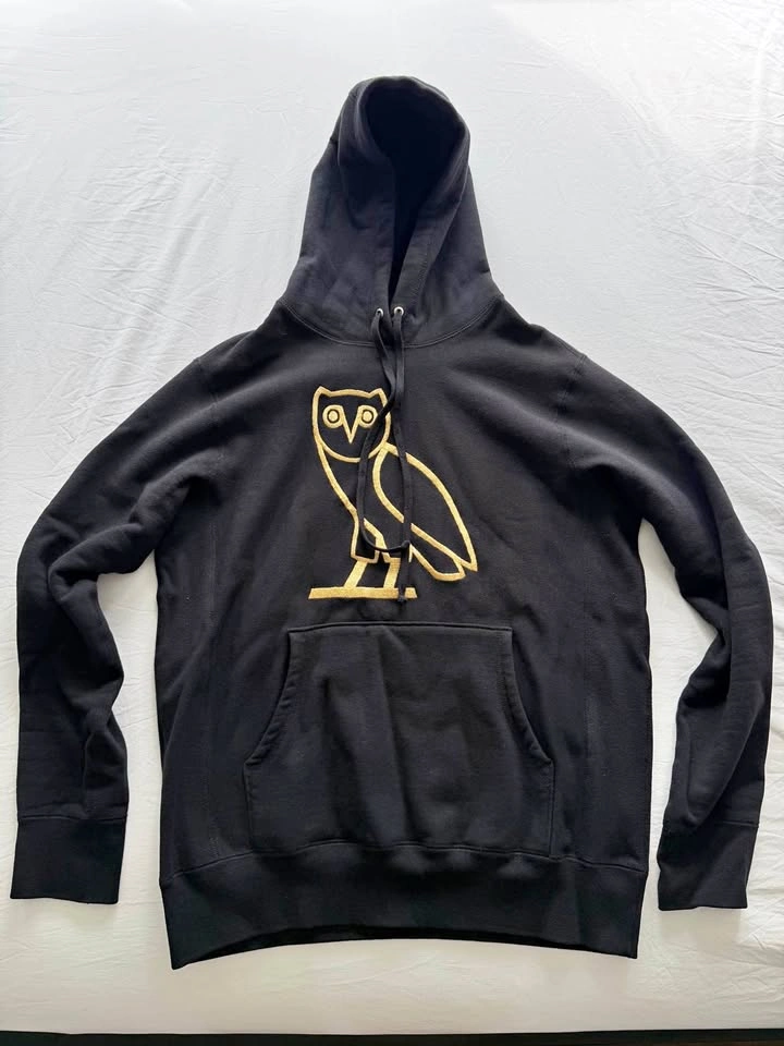 OVO October's Very Own OG Owl Hoodie (Black) - Size Medium