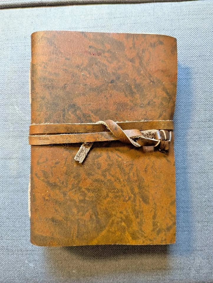 Leather bound journal