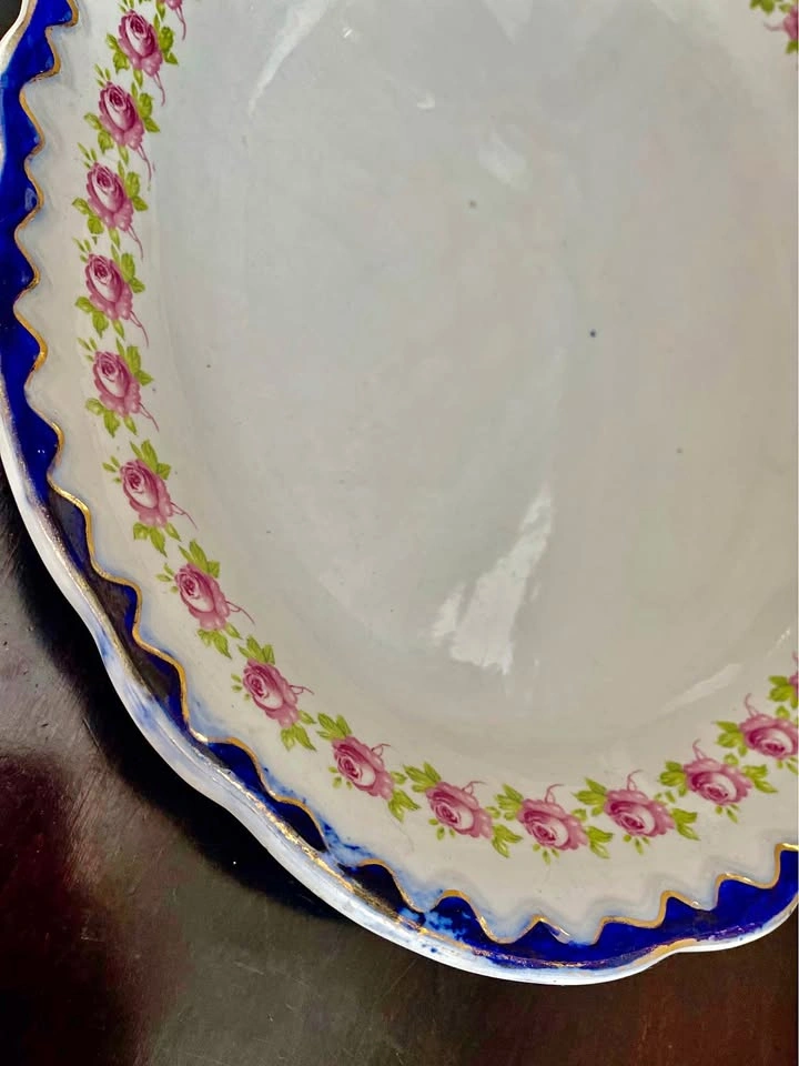 Rare Large Vintage Stanley Pottery Co. Platter Burslem England