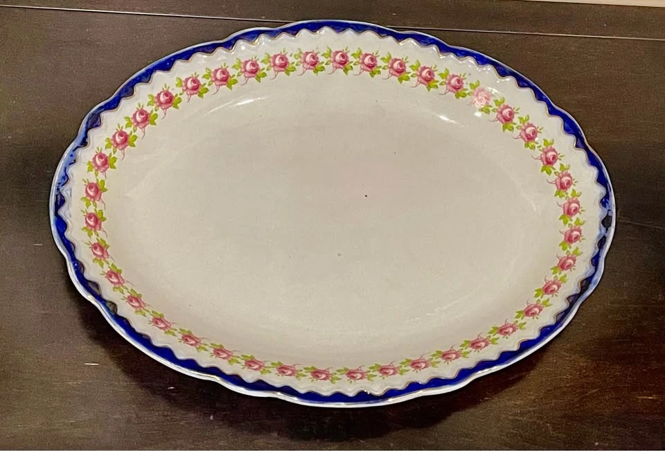 Rare Large Vintage Stanley Pottery Co. Platter Burslem England - photo 2