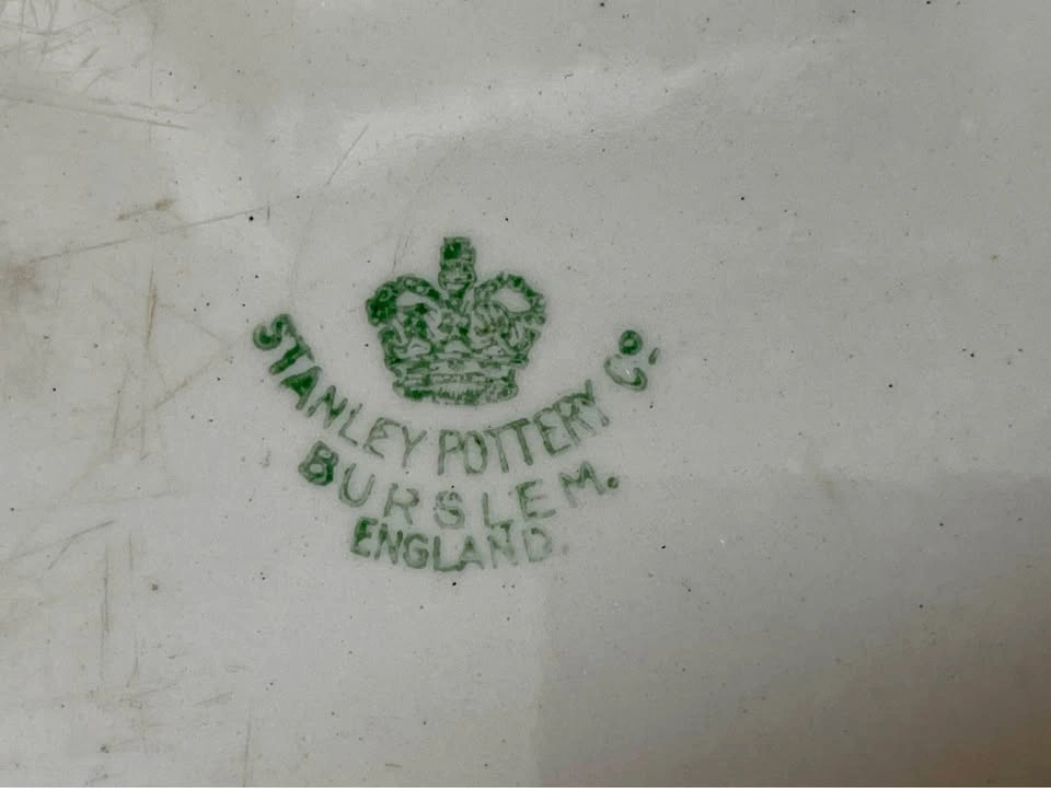 Rare Large Vintage Stanley Pottery Co. Platter Burslem England - photo 5